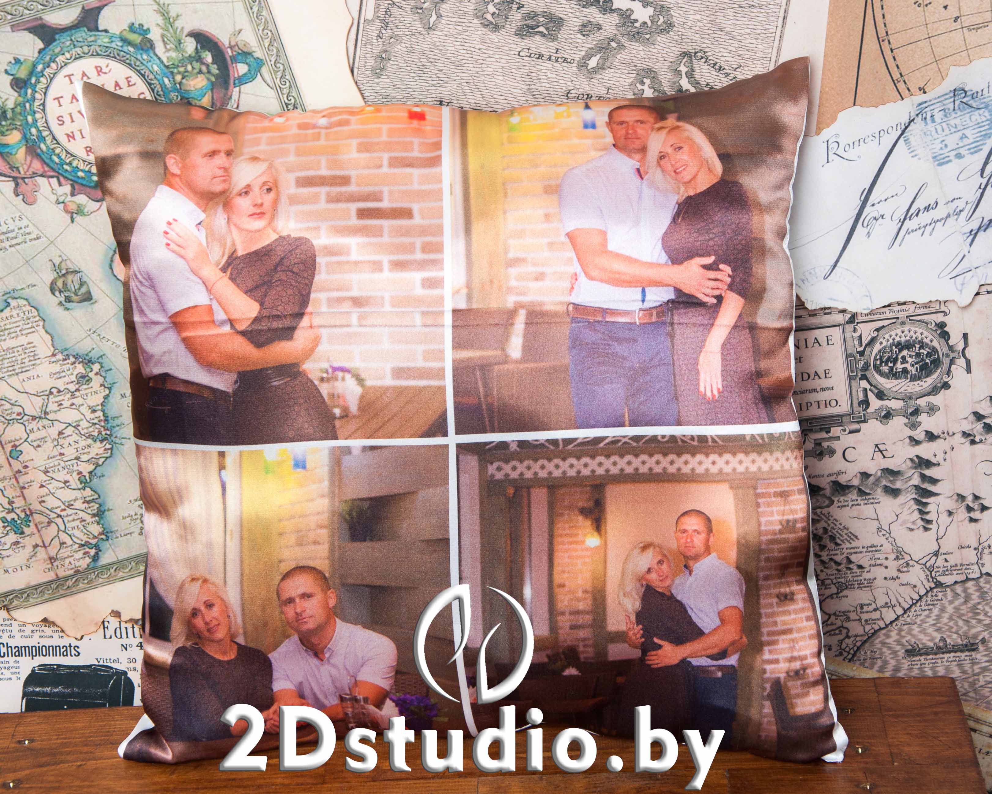Подушка с фотографиями на заказ Брест